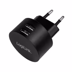 LogiLink PA0218, Intérieure, Secteur, 5 V, Noir