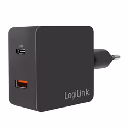 LogiLink PA0220 chargeur d'appareils mobiles Universel Noir Secteur Charge rapide Intérieure