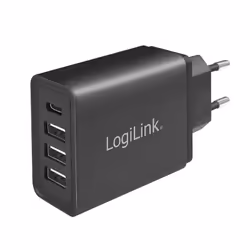 LogiLink PA0221, Intérieure, Secteur, 5 V, 3 A, Noir