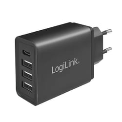LogiLink PA0221 chargeur d'appareils mobiles Universel Noir Secteur Charge rapide Intérieure