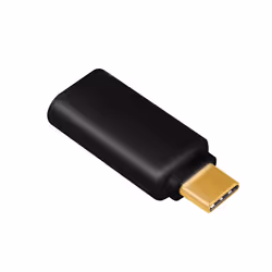LogiLink UA0356 changeur de genre de câble USB-C 3,5 mm Noir