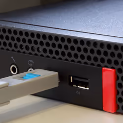 LogiLink AU0052 bloqueur de port USB Type-C Bleu, Gris 1 pièce(s)