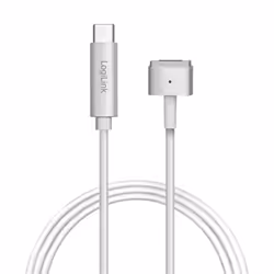 LogiLink PA0226 câble USB 1,8 m USB C MagSafe 2 Argent