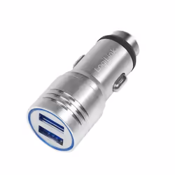 LogiLink PA0228, Auto, Allume-cigare, 5 V, Argent