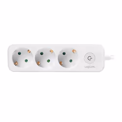 LogiLink LPS244 multiprise 1,5 m 3 sortie(s) CA Intérieure Blanc