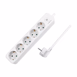 LogiLink LPS246, 1,5 m, Intérieure, Type F, Type F (CEE 7/4), IP20, 1,5 mm²