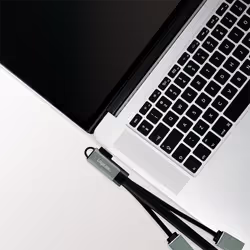 LogiLink UA0361 hub & concentrateur USB 3.2 Gen 1 (3.1 Gen 1) Type-C 5000 Mbit/s Argent