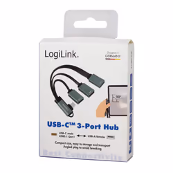 LogiLink UA0361 hub & concentrateur USB 3.2 Gen 1 (3.1 Gen 1) Type-C 5000 Mbit/s Argent - Vue supplémentaire 4