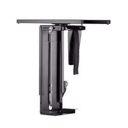 LogiLink EO0031, Support de CPU monté sur bureau, Universel, 10 kg, Noir, 360°, -180 - 180°