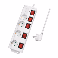 LogiLink LPS252, 1,5 m, Intérieure, Type F, Type F (CEE 7/4), IP20, 1,5 mm²