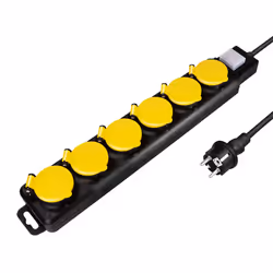 LogiLink LPS256, 1,5 m, Extérieure, Type F, Type F (CEE 7/4), IP44, 1,5 mm²