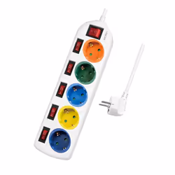 LogiLink LPS258, 1,5 m, Intérieure, Type F, Type F (CEE 7/4), IP20, 1,5 mm²