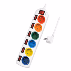 LogiLink LPS259, 1,5 m, Intérieure, Type F, Type F (CEE 7/4), IP20, 1,5 mm²