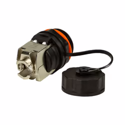 LogiLink NP0085, RJ-45, Noir, Femelle/Femelle, Droit, Cat6a, S/UTP (STP)