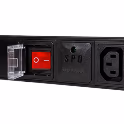 LogiLink PDU8A02 unité de distribution d'énergie 8 sortie(s) CA 1U Noir