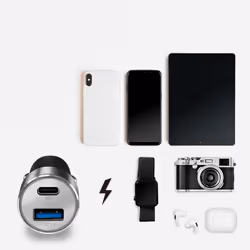 LogiLink PA0252 chargeur d'appareils mobiles Universel Gris Allume-cigare Charge rapide Auto - Vue supplémentaire 7