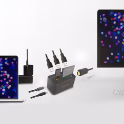 LogiLink UA0370 station d'accueil Avec fil USB 3.2 Gen 1 (3.1 Gen 1) Type-C Noir - Vue supplémentaire 7