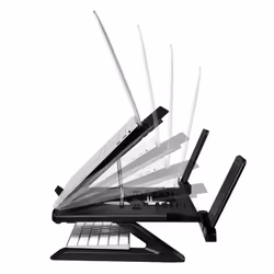 LogiLink AA0133 Support de livres Supports de Laptop Noir 16"