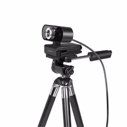 LogiLink UA0371 webcam 3 MP 1920 x 1080 pixels USB 2.0 Noir, Argent - Vue supplémentaire 4