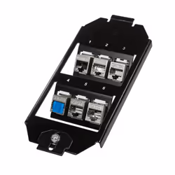 LogiLink NK4060 Plaque de commutation et obturateur Noir - Vue supplémentaire 4
