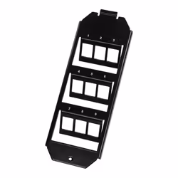 LogiLink NK4061, Noir, SPCC, conventionnel, Toutes marques, Brillant, Module keystone
