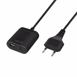 LogiLink PA0256, Intérieure, Secteur, 5 V, 2,4 A, 1,5 m, Noir