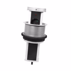 LogiLink LPS235A multiprise 1,8 m 3 sortie(s) CA Intérieure Noir, Argent