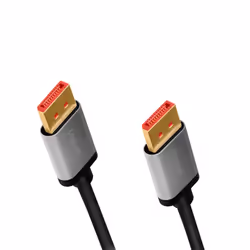 LogiLink CDA0104 câble DisplayPort 1 m Noir, Gris