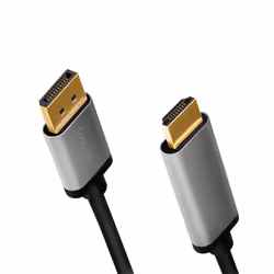 LogiLink CDA0107 câble vidéo et adaptateur 2 m DisplayPort HDMI Noir, Gris - Vue supplémentaire 2