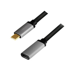 LogiLink CUA0105 câble USB 0,5 m USB 3.2 Gen 2 (3.1 Gen 2) USB C Noir, Gris