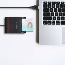 LogiLink CR0047 lecteur de cartes à puce Intérieure USB 2.0 Noir - Vue supplémentaire 6
