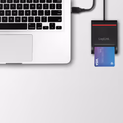 LogiLink CR0047 lecteur de cartes à puce Intérieure USB 2.0 Noir - Vue supplémentaire 7