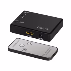 LogiLink HD0042, HDMI, ABS, Noir, 60 Hz, 1080p, 36 bit