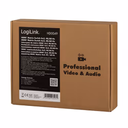 LogiLink HD0049 commutateur de matrice Commutateur de matrice AV 5 W - Vue supplémentaire 9