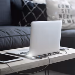 LogiLink UA0373 station d'accueil Avec fil USB 3.2 Gen 1 (3.1 Gen 1) Type-C Aluminium - Vue supplémentaire 8