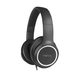 LogiLink HS0053 Noir, Argent