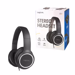 LogiLink HS0053 écouteur/Casque Avec fil Arceau Noir, Argent - Vue supplémentaire 10