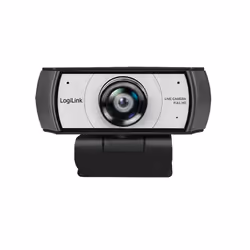 LogiLink UA0377 webcam 2 MP 1920 x 1080 pixels USB 2.0 Noir, Argent