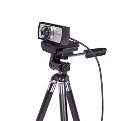 LogiLink UA0377 webcam 2 MP 1920 x 1080 pixels USB 2.0 Noir, Argent - Vue supplémentaire 4