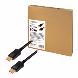 LogiLink CDV0100 câble DisplayPort 10 m Noir - Vue supplémentaire 7