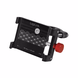 LogiLink AA0146, Mobile/smartphone, Support passif, Vélo, Moto, Scooter, Caddie, Noir, Rouge