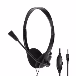 LogiLink HS0055, Avec fil, Musique/Quotidien, 20 - 20000 Hz, 85 g, Casque, Noir