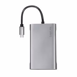 LogiLink UA0382 station d'accueil Avec fil USB 3.2 Gen 1 (3.1 Gen 1) Type-C Argent