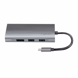 LogiLink UA0382 station d'accueil Avec fil USB 3.2 Gen 1 (3.1 Gen 1) Type-C Argent - Vue supplémentaire 5