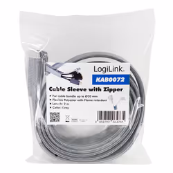 LogiLink KAB0072, Gris, Polyester, 3 cm, 2000 mm