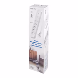LogiLink LPS402 multiprise 1,5 m 5 sortie(s) CA Intérieure Blanc - Vue supplémentaire 8