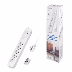 LogiLink LPS402 multiprise 1,5 m 5 sortie(s) CA Intérieure Blanc - Vue supplémentaire 9