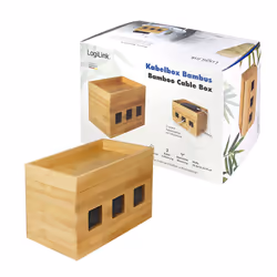 LogiLink KAB0076 - Logitech Kabelbox aus Bambus - Vue supplémentaire 10