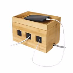 LogiLink KAB0076 - Logitech Kabelbox aus Bambus - Vue supplémentaire 5