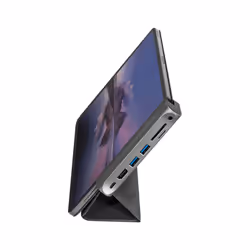 LogiLink UA0385 station d'accueil USB Type-C Noir, Argent - Vue supplémentaire 7
